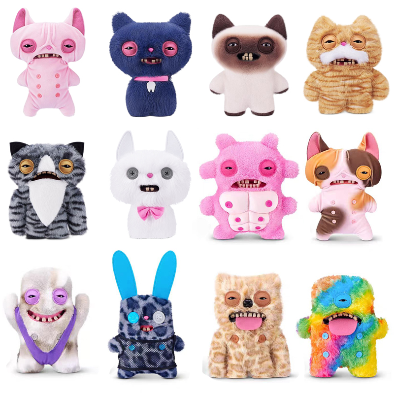 Cat Toys - Oryginalne pluszowe zabawki Fuggler z zabawnymi,