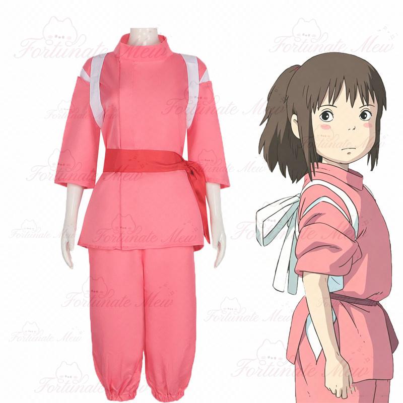 Aquarium - Anime Chihiro Cosplay Fantazyjne Bluzki Spodnie
