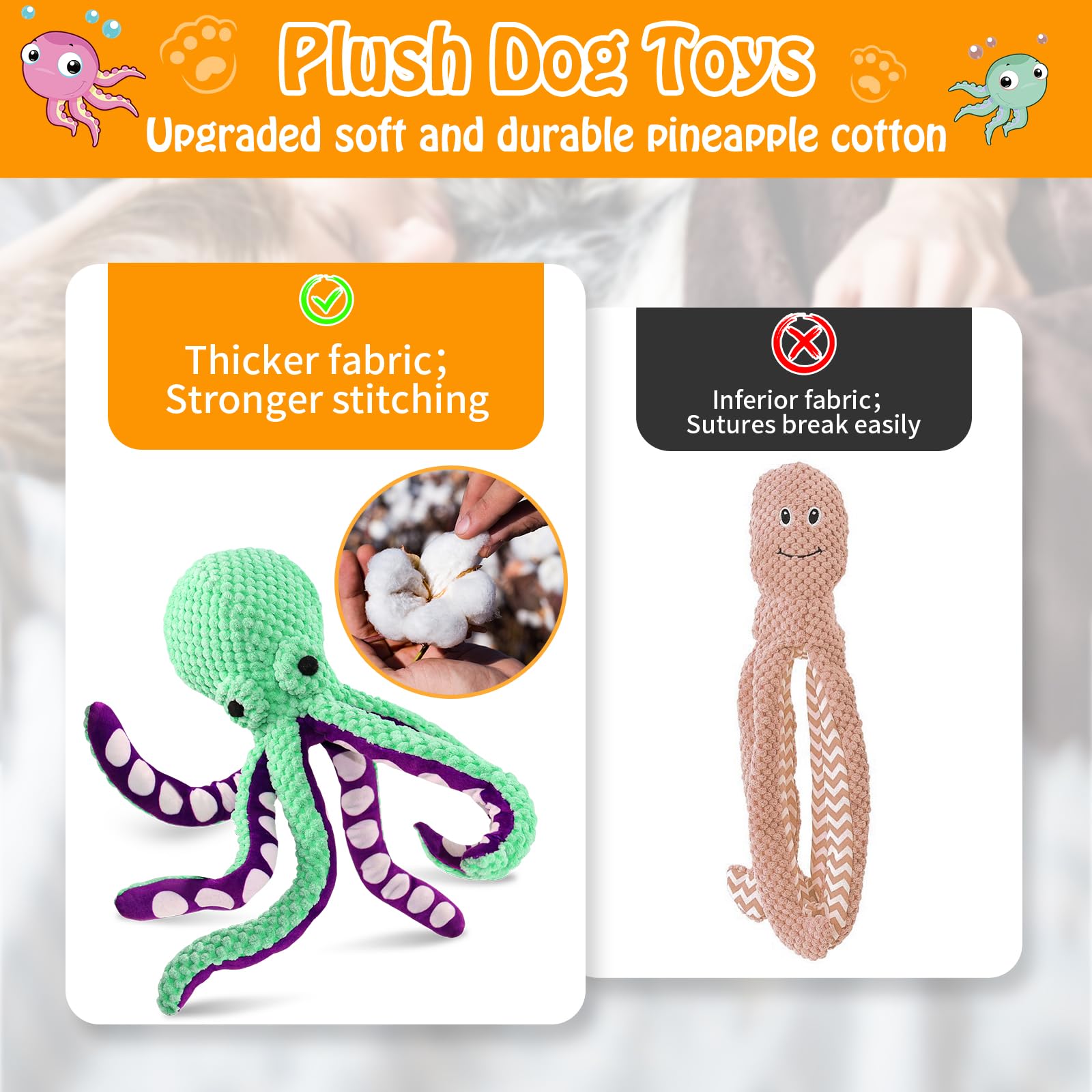 Pyszczalka w kształcie ośmiorn – Indestructible Dog Chew Toy recenzja i cena
