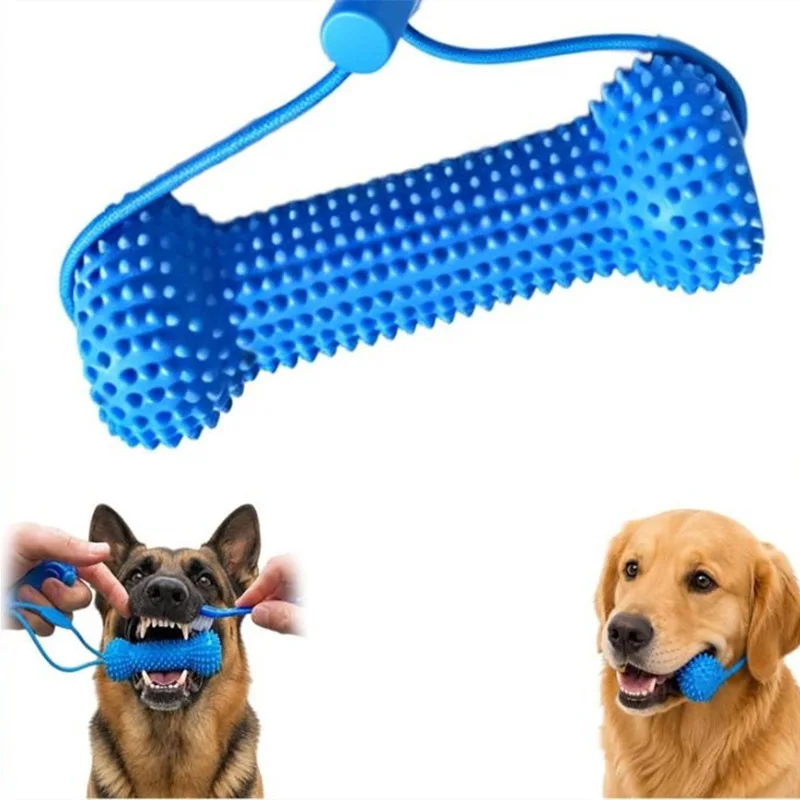 Wielorazowa gumowa zabawka do  – Teeth Cleaning Dog Chew Bone recenzja i cena
