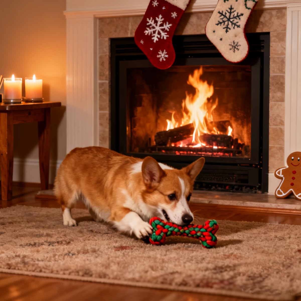 Świąteczne zabawki dla psów w  – Teeth Cleaning Dog Chew Bone recenzja i cena